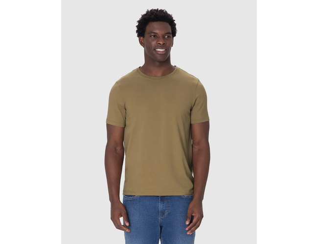 Camiseta Básica Malwee Masculina Slim Cotton Light 1000133943 - Atacado