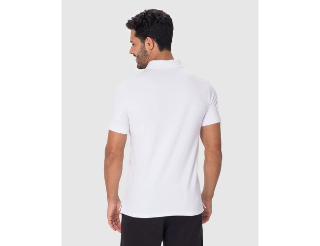 Camisa Polo Básica Malwee Masculina Gola Clássica Abertura Lateral Em Malha Algodão 1000133948 - Atacado