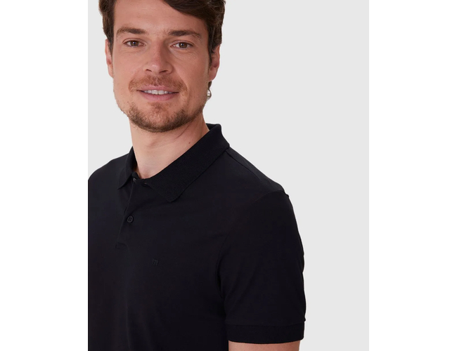 Camisa Polo Básica Malwee Masculina Gola Clássica Abertura Lateral Em Malha Algodão 1000133948 - Atacado