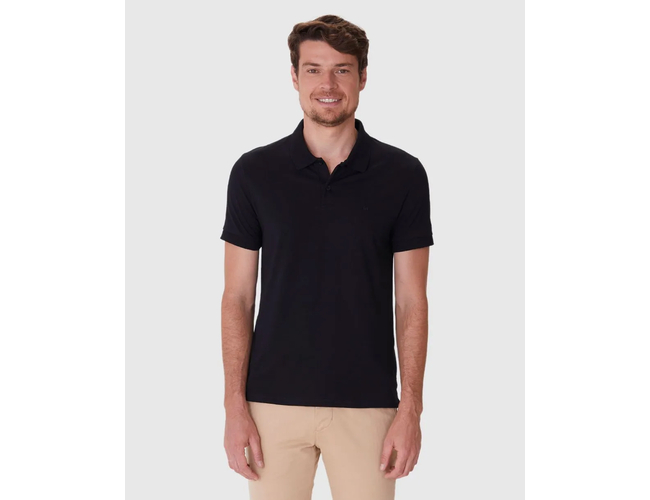 Camisa Polo Básica Malwee Masculina Gola Clássica Abertura Lateral Em Malha Algodão 1000133948 - Atacado