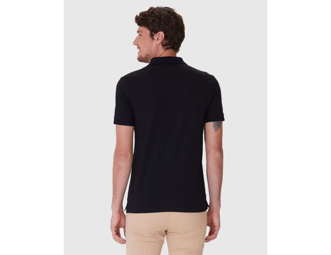 Camisa Polo Básica Malwee Masculina Gola Clássica Abertura Lateral Em Malha Algodão 1000133948 - Atacado