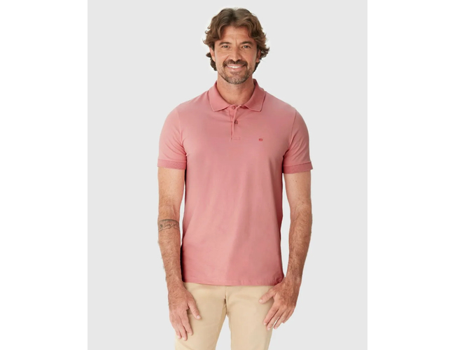 Camisa Polo Básica Malwee Masculina Gola Clássica Abertura Lateral Em Malha Algodão 1000133948 - Atacado