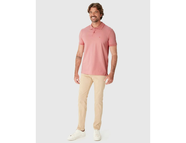 Camisa Polo Básica Malwee Masculina Gola Clássica Abertura Lateral Em Malha Algodão 1000133948 - Atacado