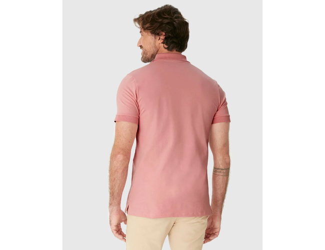 Camisa Polo Básica Malwee Masculina Gola Clássica Abertura Lateral Em Malha Algodão 1000133948 - Atacado