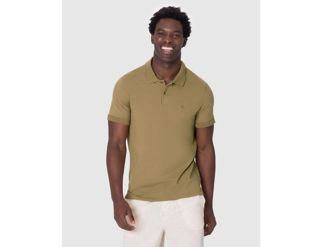 Camisa Polo Básica Malwee Masculina Gola Clássica Abertura Lateral Em Malha Algodão 1000133948 - Atacado
