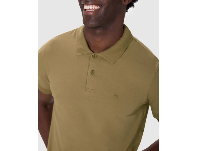 Camisa Polo Básica Malwee Masculina Gola Clássica Abertura Lateral Em Malha Algodão 1000133948 - Atacado