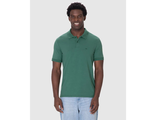 Camisa Polo Básica Malwee Masculina Gola Clássica Abertura Lateral Em Malha Algodão 1000133948 - Atacado