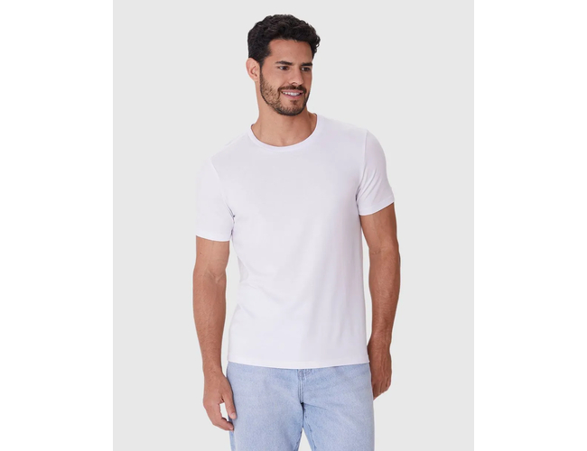 Camiseta Movimento Masculina Malwee Slim Em Malha Anti Odor 1000137333 - Atacado