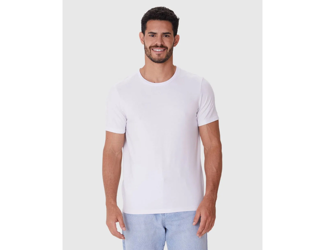 Camiseta Movimento Masculina Malwee Slim Em Malha Anti Odor 1000137333 - Atacado