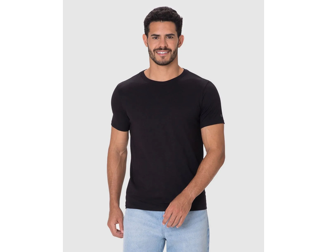 Camiseta Movimento Masculina Malwee Slim Em Malha Anti Odor 1000137333 - Atacado