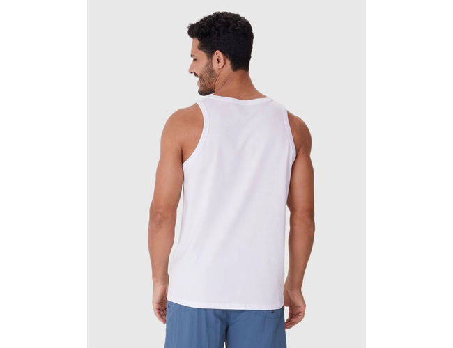 Regata Básica Malwee Masculina Alça Estreita Etiqueta Estampada Em Algodão 1000137336 - Atacado