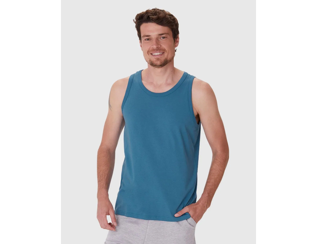 Regata Básica Malwee Masculina Alça Estreita Etiqueta Estampada Em Algodão 1000137336 - Atacado