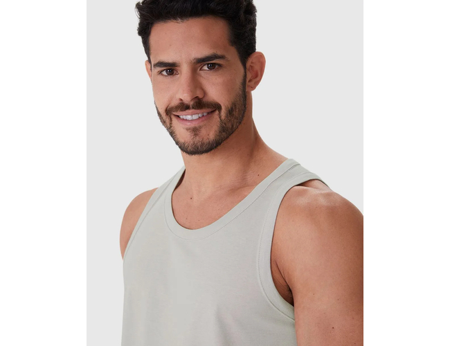 Regata Básica Malwee Masculina Alça Estreita Etiqueta Estampada Em Algodão 1000137336 - Atacado