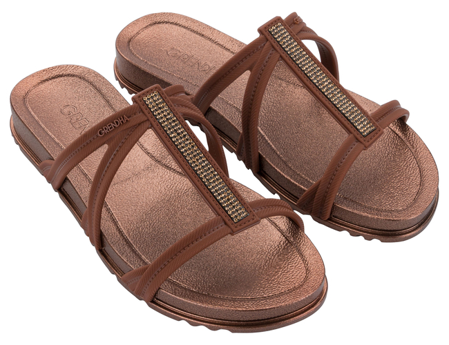 Rasteira Feminina Grendha Cristais - 19340 - Atacado