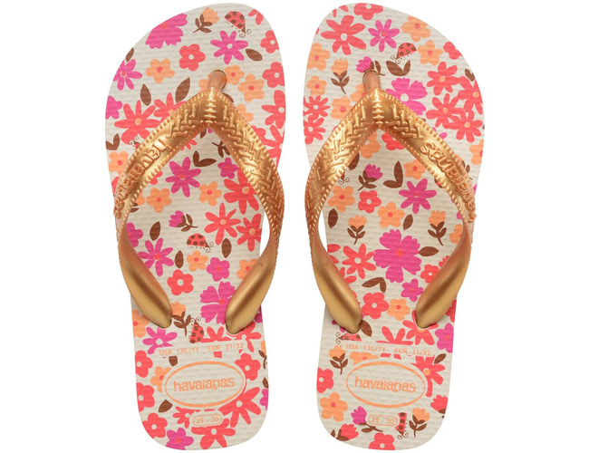 Chinelo Infantil Havaianas Kids Flores - Atacado