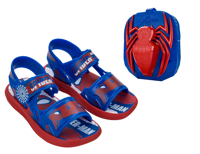 Sandalia Infantil Homem Aranha Adventure Bag - 23264 - Atacado