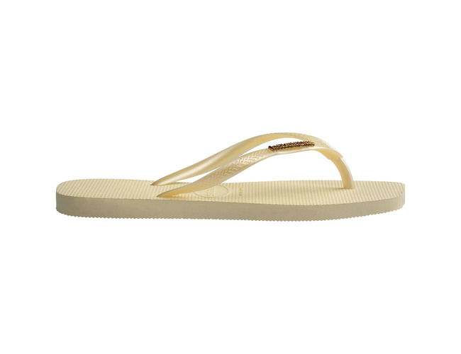 Chinelo Feminino Havaianas Slim Square Logo Metallic - Atacado