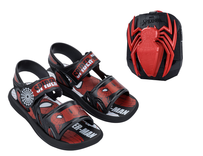Sandalia Infantil Homem Aranha Adventure Bag - 23264 - Atacado