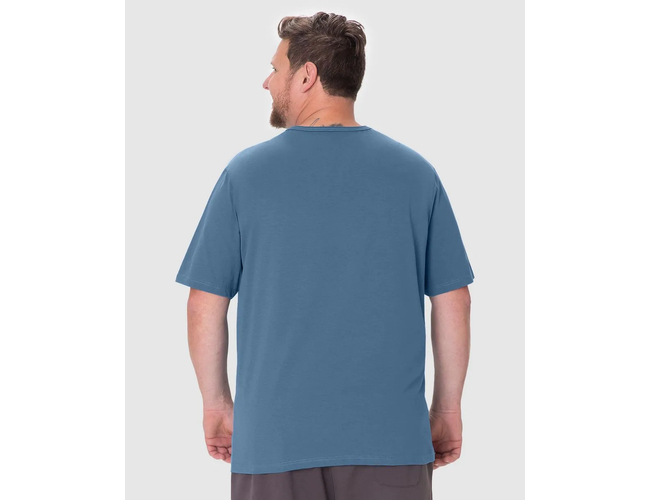 Camiseta Básica Malwee Masculina Plus Size Decote V Manga Curta Em Algodão 1000137166 - Atacado
