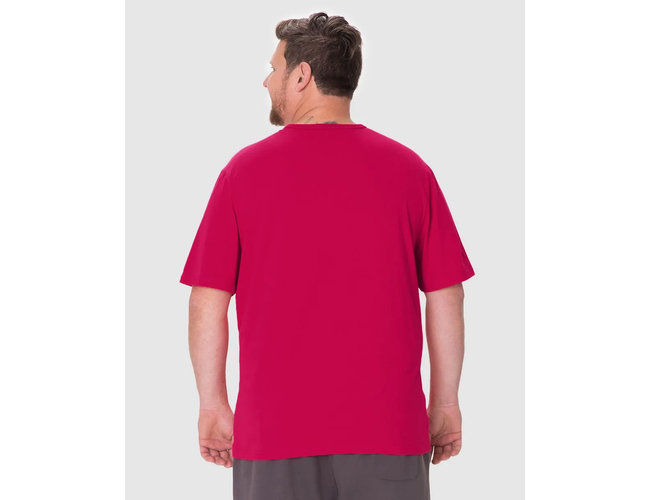 Camiseta Básica Malwee Masculina Plus Size Decote V Manga Curta Em Algodão 1000137166 - Atacado