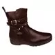 Bota Feminina Cano Baixo Mooncity 71126 Marrom - Atacado