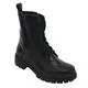 Bota Coturno Feminina Salto Tratorado Mooncity 72281 Preto - Atacado