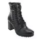 Bota Coturno Feminina Com Salto Bloco Mooncity 73131 - Atacado