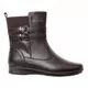 Bota Feminina Rasteira Cano Curto Com Zíper 71147 Mooncity - Atacado