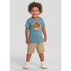 Camiseta infantil menino de tigre Brandili 26523 - Atacado