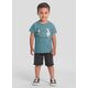 Conjunto infantil menino tubarão Brandili 26532 - Atacado