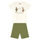Conjunto infantil menino tubarão Brandili 26532 - Atacado