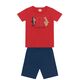 Conjunto infantil menino tubarão Brandili 26532 - Atacado