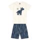 Conjunto infantil menino de zebra listrada Brandili 26533 - Atacado