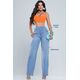 Calça Jeans Feminina RI19 Wide Leg 78678 - Atacado