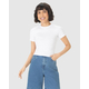 Blusa Básica Malwee Feminina Decote Redondo Ribana 1000114191 - Atacado